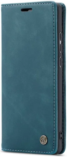 Samsung Galaxy A70 Retro Portemonnee Hoesje Blauw afbeelding 2