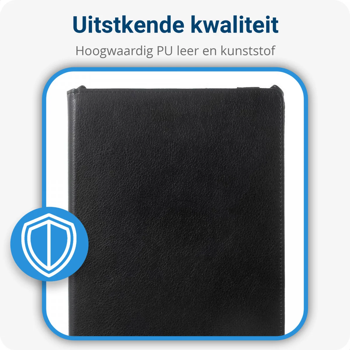 Apple iPad 2017 / 2018 / Air / Air 2 360° Draaibare Hoes Zwart afbeelding 2
