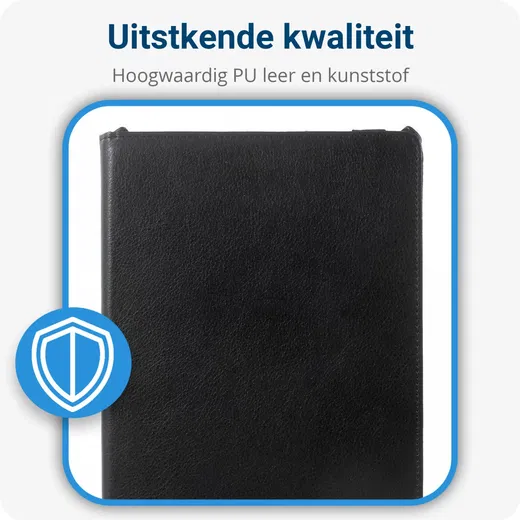 Apple iPad 2017 / 2018 / Air / Air 2 360° Draaibare Hoes Zwart afbeelding 2