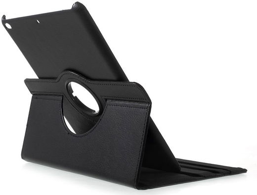 Apple iPad 2017 / 2018 / Air / Air 2 360° Draaibare Hoes Zwart afbeelding 7