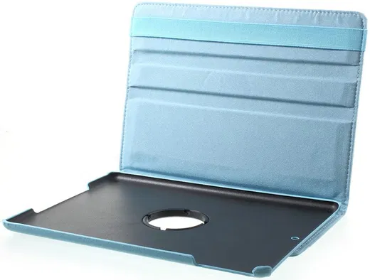 Apple iPad 2017 / 2018 / Air / Air 2 360° Draaibare Hoes Blauw afbeelding 4