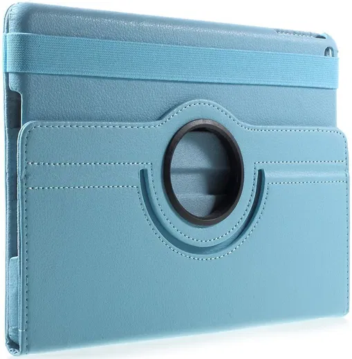 Apple iPad 2017 / 2018 / Air / Air 2 360° Draaibare Hoes Blauw afbeelding 7