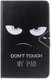 Samsung Galaxy Tab A 10.1 (2016) Portemonnee Hoesje Don't Touch Print afbeelding 1