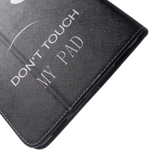 Samsung Galaxy Tab A 10.1 (2016) Portemonnee Hoesje Don't Touch Print afbeelding 7