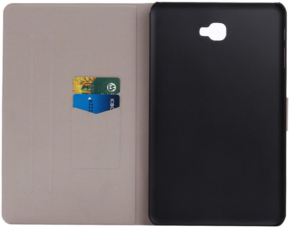 Samsung Galaxy Tab A 10.1 (2016) Portemonnee Hoesje Vlinder afbeelding 2