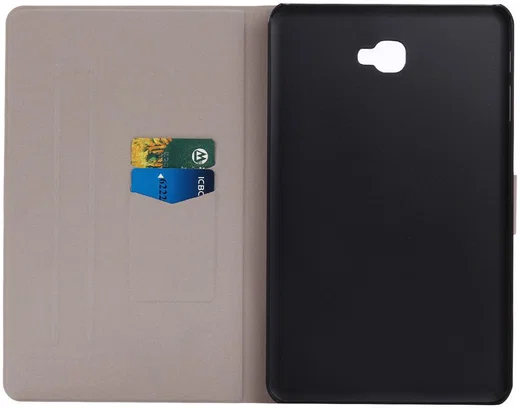Samsung Galaxy Tab A 10.1 (2016) Portemonnee Hoesje Vlinder afbeelding 2