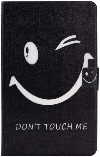 Samsung Galaxy Tab A 10.1 (2016) Portemonnee Hoesje Smile afbeelding 1