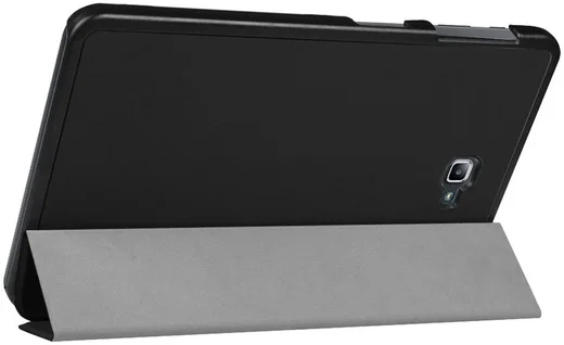 Samsung Galaxy Tab A 10.1 (2016) Tri-Fold Flip Case Zwart afbeelding 10