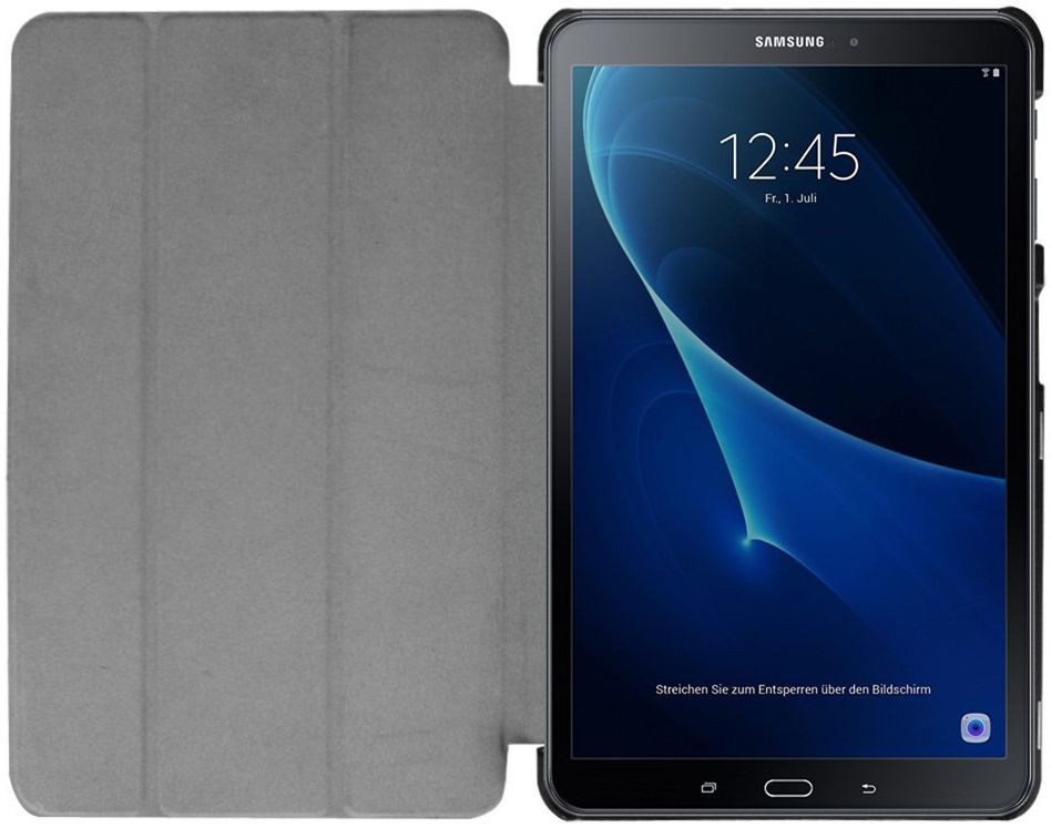 Samsung Galaxy Tab A 10.1 (2016) Tri-Fold Flip Case Bruin afbeelding 6