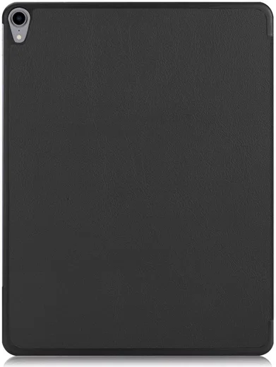 Apple iPad Pro 12.9 (2018) Tri-Fold Flip Case Zwart afbeelding 4