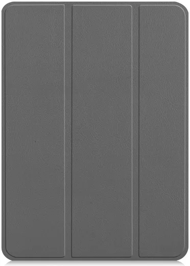 Apple iPad Pro 12.9 (2018) Tri-Fold Flip Case Grijs afbeelding 3