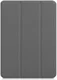 Apple iPad Pro 12.9 (2018) Tri-Fold Flip Case Grijs afbeelding 3