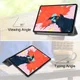 Apple iPad Pro 12.9 (2018) Tri-Fold Flip Case Grijs afbeelding 6