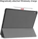Apple iPad Pro 12.9 (2018) Tri-Fold Flip Case Grijs afbeelding 7