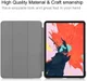 Apple iPad Pro 12.9 (2018) Tri-Fold Flip Case Grijs afbeelding 8