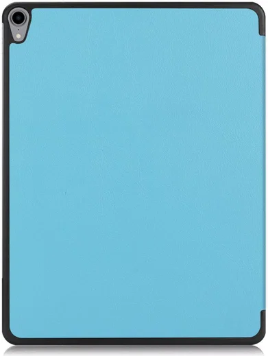 Apple iPad Pro 12.9 (2018) Tri-Fold Flip Case Blauw afbeelding 4