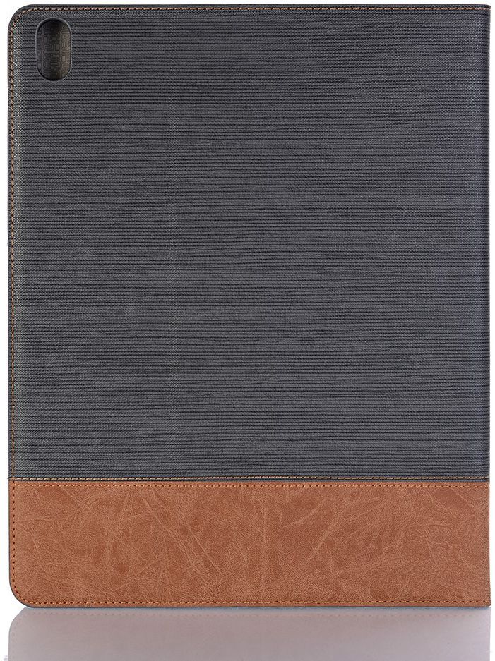 Apple iPad Pro 12.9 (2018) Linnen Portemonnee Hoesje Zwart afbeelding 4