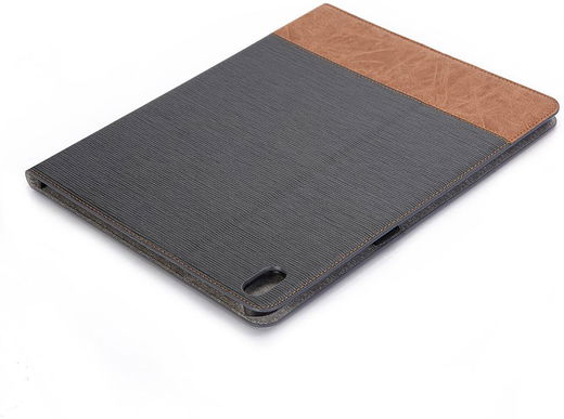 Apple iPad Pro 12.9 (2018) Linnen Portemonnee Hoesje Zwart afbeelding 5