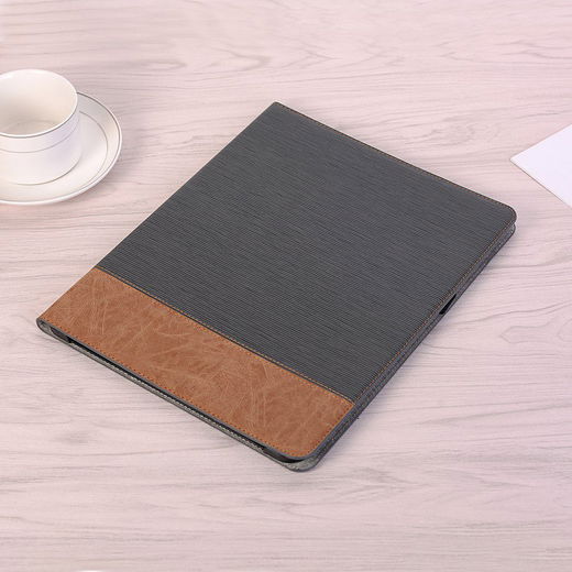 Apple iPad Pro 12.9 (2018) Linnen Portemonnee Hoesje Zwart afbeelding 7