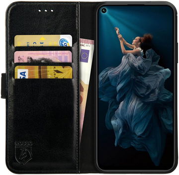 Rosso Element Honor 20 Pro Hoesje Book Cover Zwart