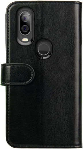 Rosso Element Motorola One Vision Hoesje Book Cover Zwart afbeelding 5