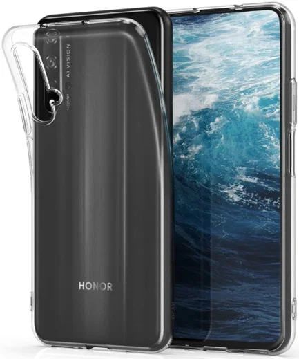 Honor 20 / Huawei Nova 5T Hoesje Dun TPU Transparant afbeelding 1