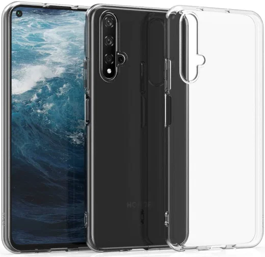 Honor 20 / Huawei Nova 5T Hoesje Dun TPU Transparant afbeelding 2