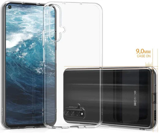Honor 20 / Huawei Nova 5T Hoesje Dun TPU Transparant afbeelding 5