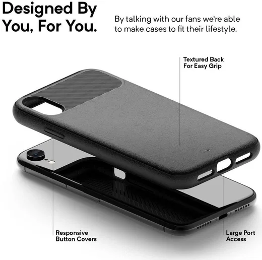 Caseology Vault Apple iPhone XR Hoesje Zwart afbeelding 6