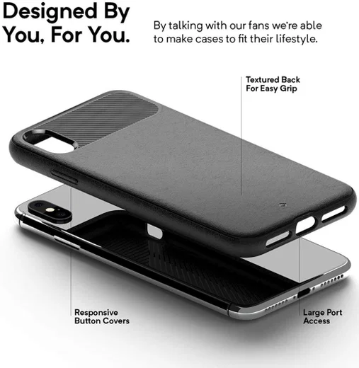 Caseology Vault Apple iPhone XS Max Hoesje Zwart afbeelding 6