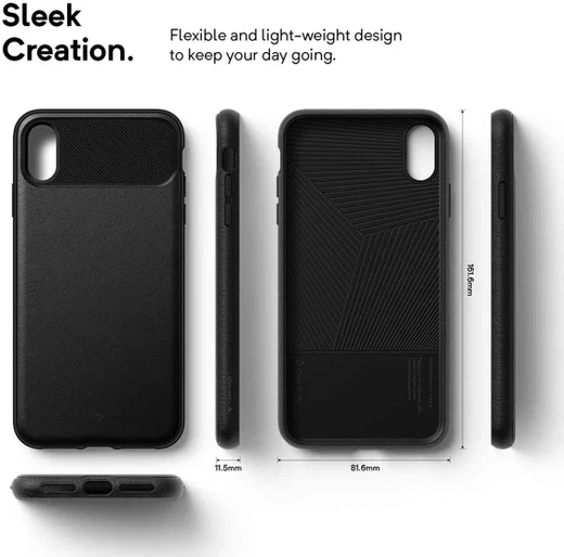 Caseology Vault Apple iPhone XS Max Hoesje Zwart afbeelding 8