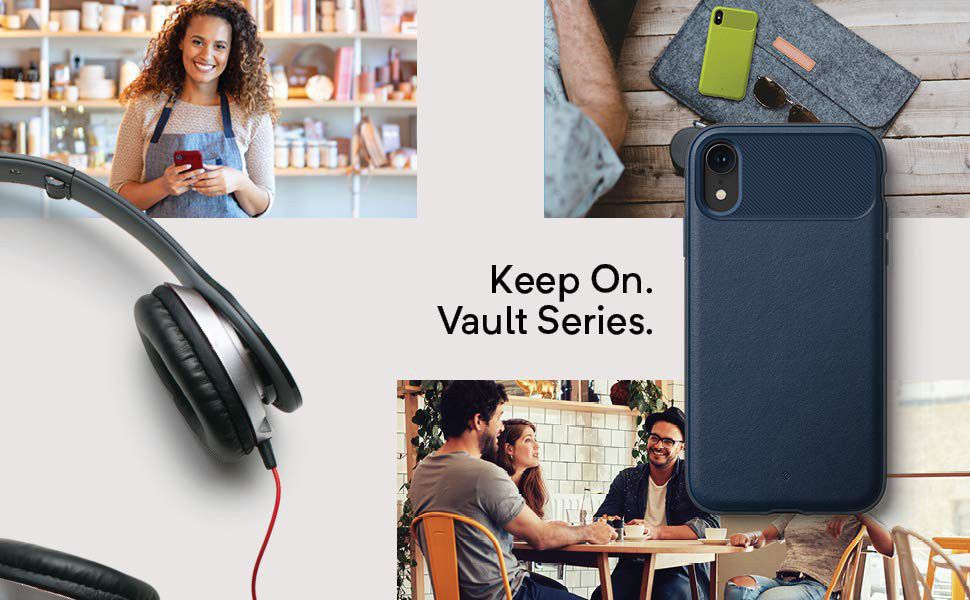 Caseology Vault Apple iPhone XS Max Hoesje Zwart afbeelding 9