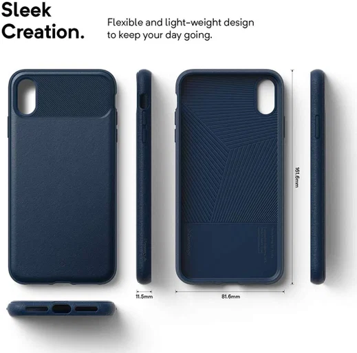 Caseology Vault Apple iPhone XS Max Hoesje Blauw afbeelding 8