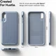 Caseology Wavelength Apple iPhone XS Max Hoesje Licht Blauw afbeelding 2