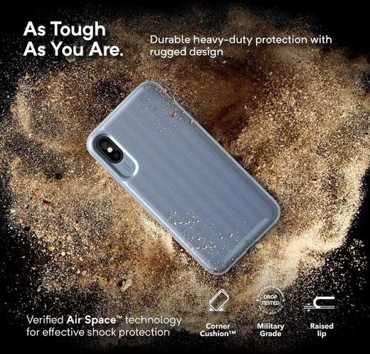 Caseology Wavelength Apple iPhone XS Max Hoesje Licht Blauw afbeelding 9