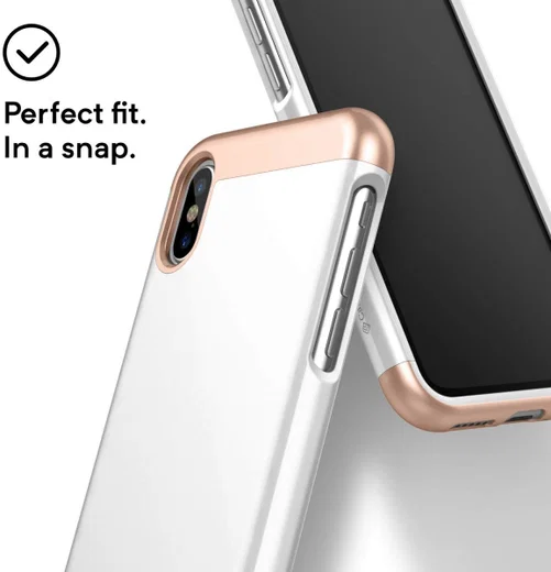 Caseology Savoy Apple iPhone XS / X Hoesje Wit afbeelding 2