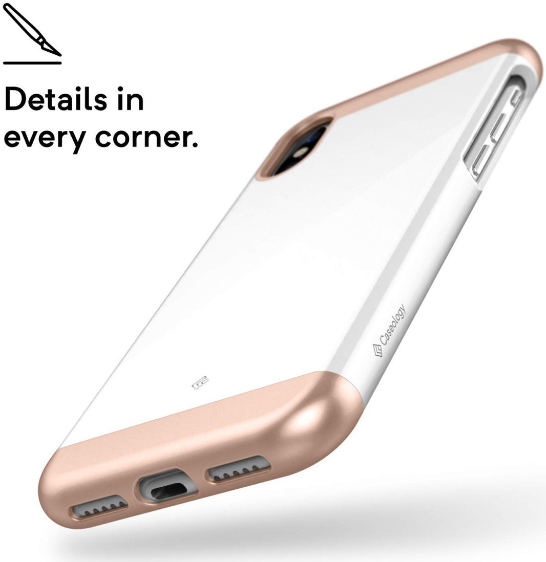 Caseology Savoy Apple iPhone XS / X Hoesje Wit afbeelding 4