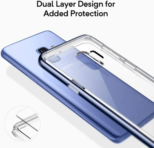 Caseology Skyfall Samsung Galaxy S9 Hoesje Transparant/Blauw afbeelding 2