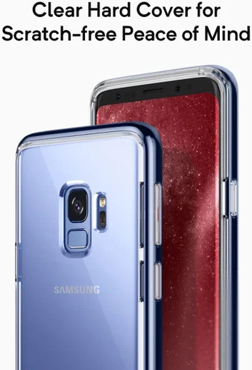 Caseology Skyfall Samsung Galaxy S9 Hoesje Transparant/Blauw afbeelding 5