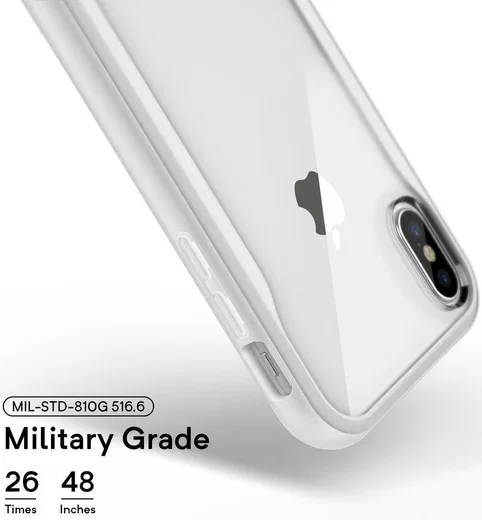 Caseology Coastline Apple iPhone XS / X Hoesje Transparant/Wit afbeelding 5
