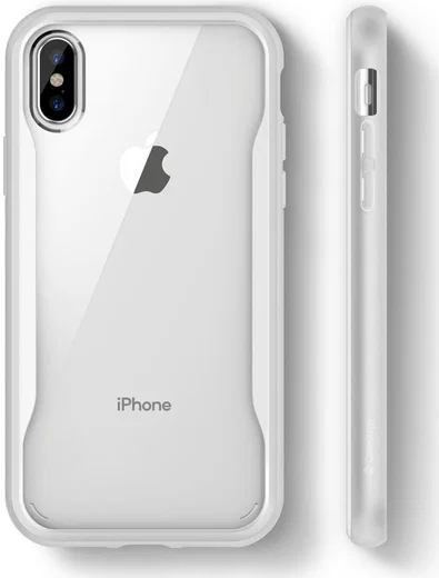 Caseology Coastline Apple iPhone XS / X Hoesje Transparant/Wit afbeelding 7