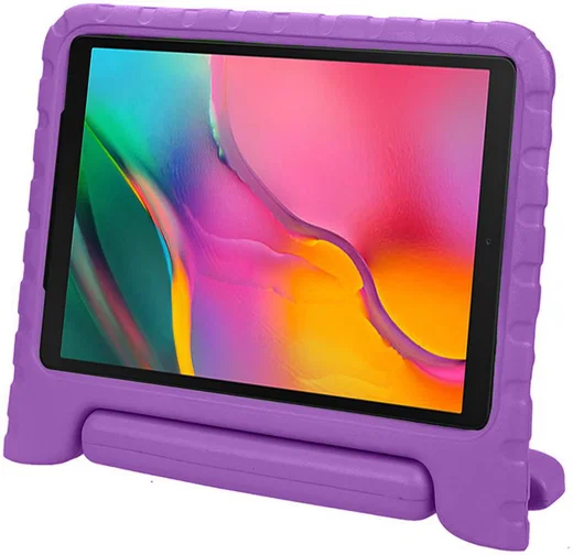 Samsung Galaxy Tab A 10.1 (2016) Kinder Tablethoes met Handvat Paars afbeelding 1