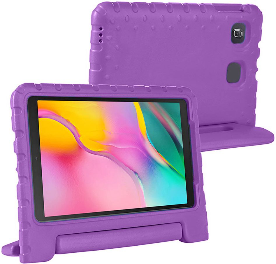 Samsung Galaxy Tab A 10.1 (2016) Kinder Tablethoes met Handvat Paars afbeelding 6