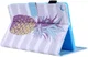 Samsung Galaxy Tab A 10.1 (2019) Portemonnee Hoesje Ananas Print afbeelding 3