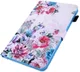 Samsung Galaxy Tab A 10.1 (2019) Portemonnee Hoesje Bloemen Print afbeelding 4