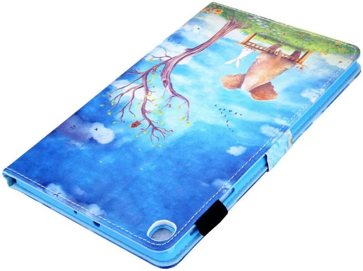 Samsung Galaxy Tab A 10.1 (2019) Portemonnee Hoesje Olifant Print afbeelding 6