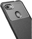 Google Pixel 3a Siliconen Carbon Hoesje Zwart afbeelding 5
