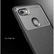 Google Pixel 3a Siliconen Carbon Hoesje Blauw afbeelding 4