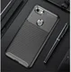 Google Pixel 3a XL Siliconen Carbon Hoesje Blauw afbeelding 11