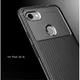 Google Pixel 3a XL Siliconen Carbon Hoesje Blauw afbeelding 4